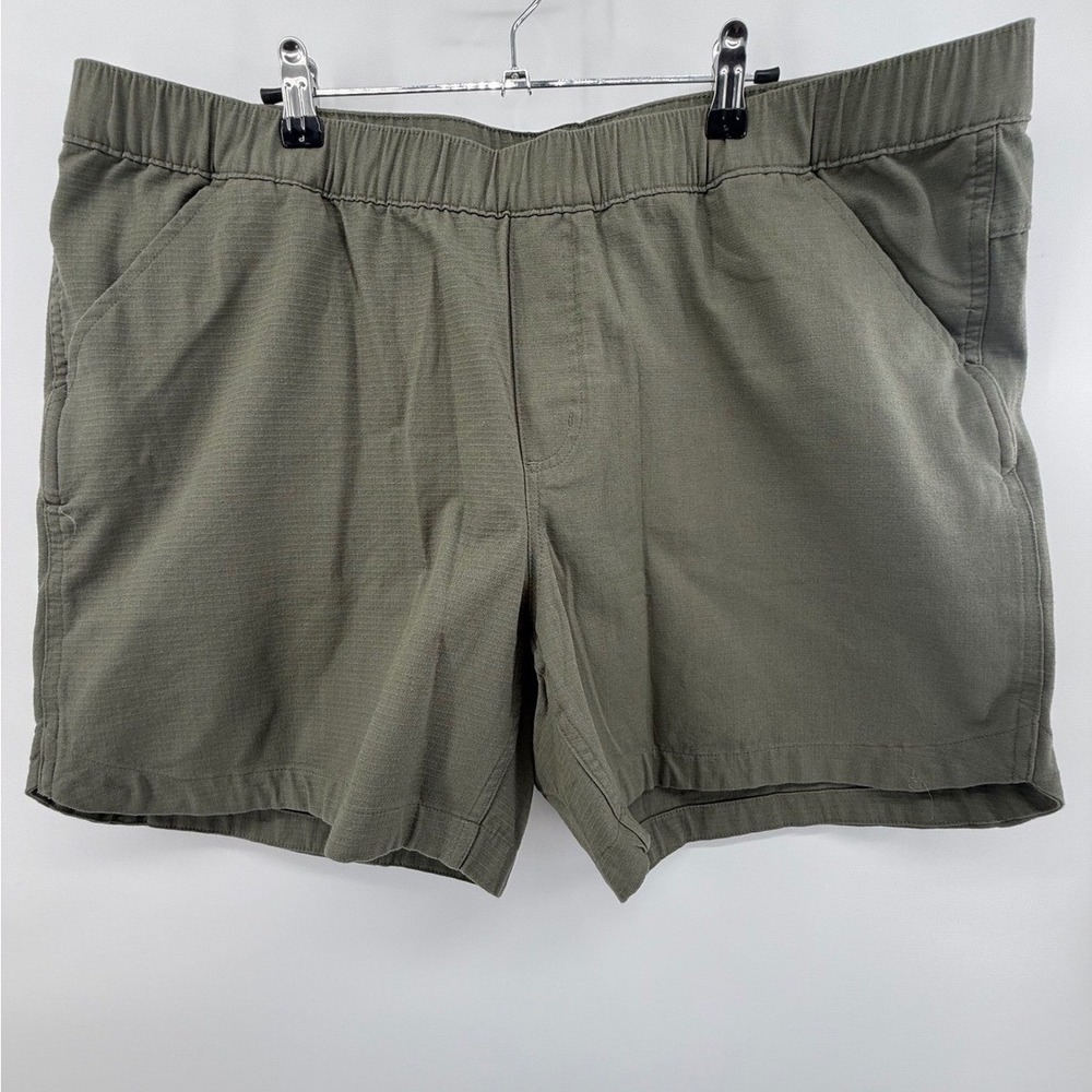Carhartt Womens Relaxed Fit Ripstop Shorts Dusty Olive Green BS6199-W XL 16-18